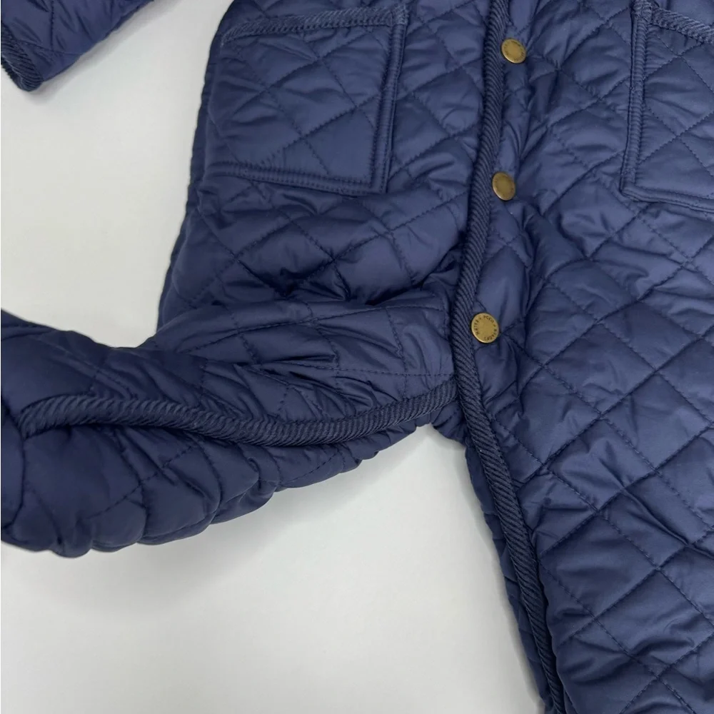 Ralph Lauren Navy Quilted Hooded Snowsuit